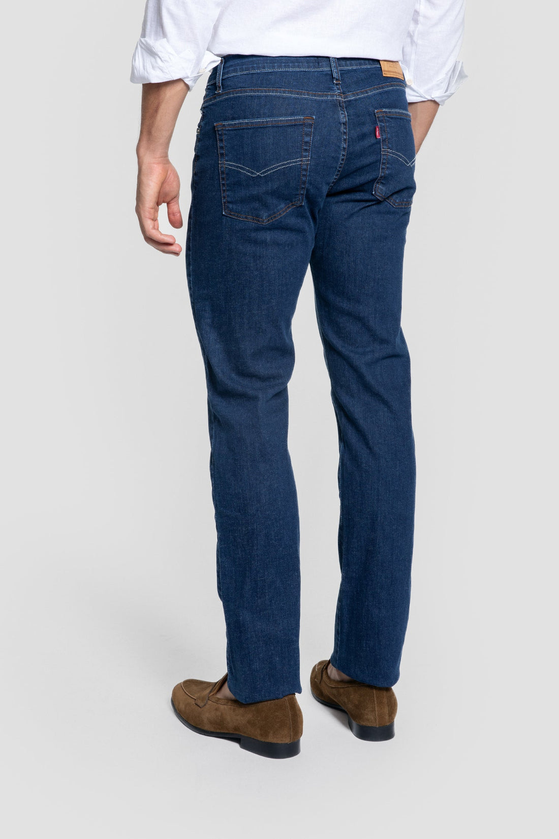 Pantalon Vaquero Skinny Azul Oscuro