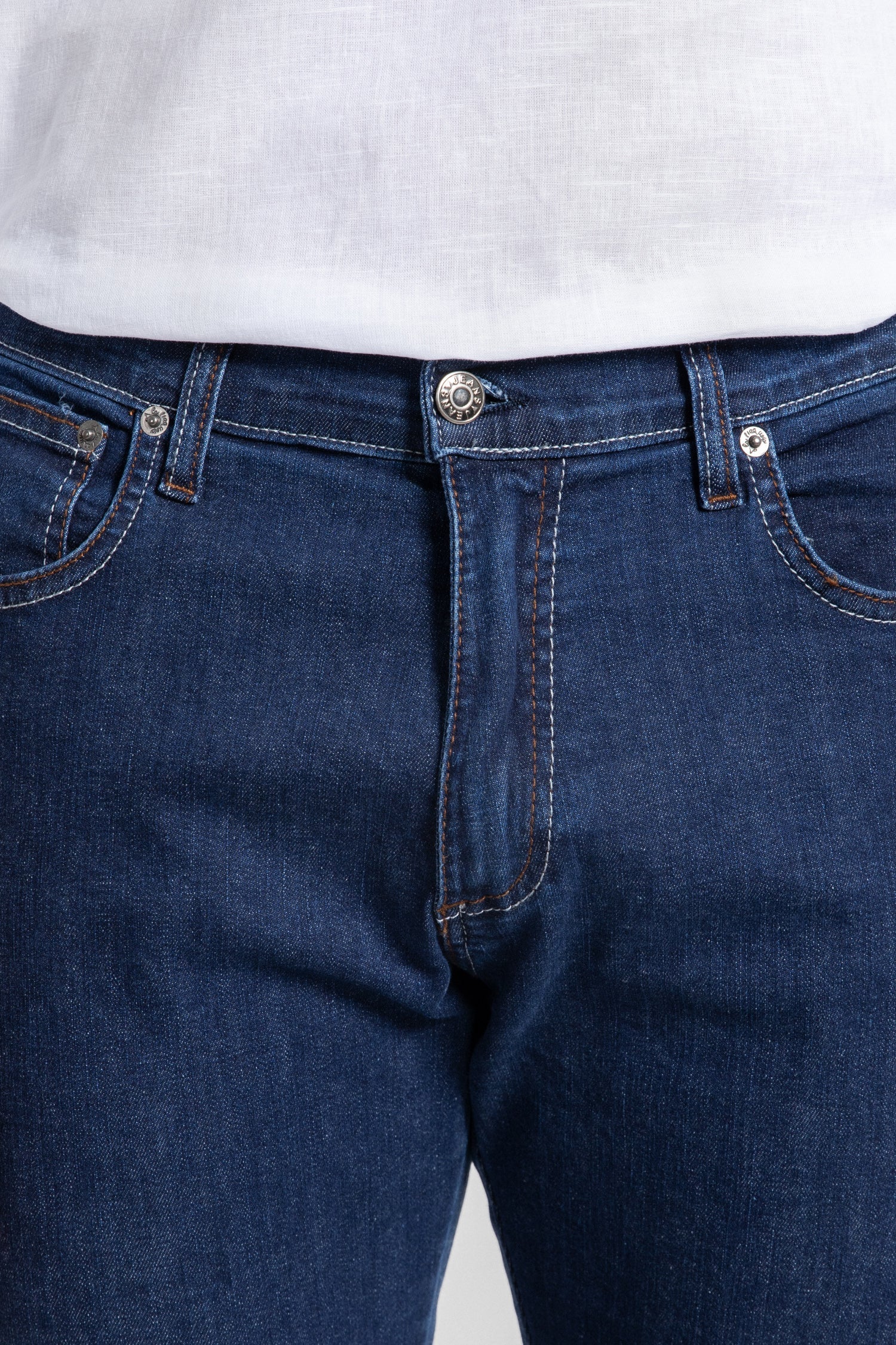 Pantalon Vaquero Skinny Azul Oscuro