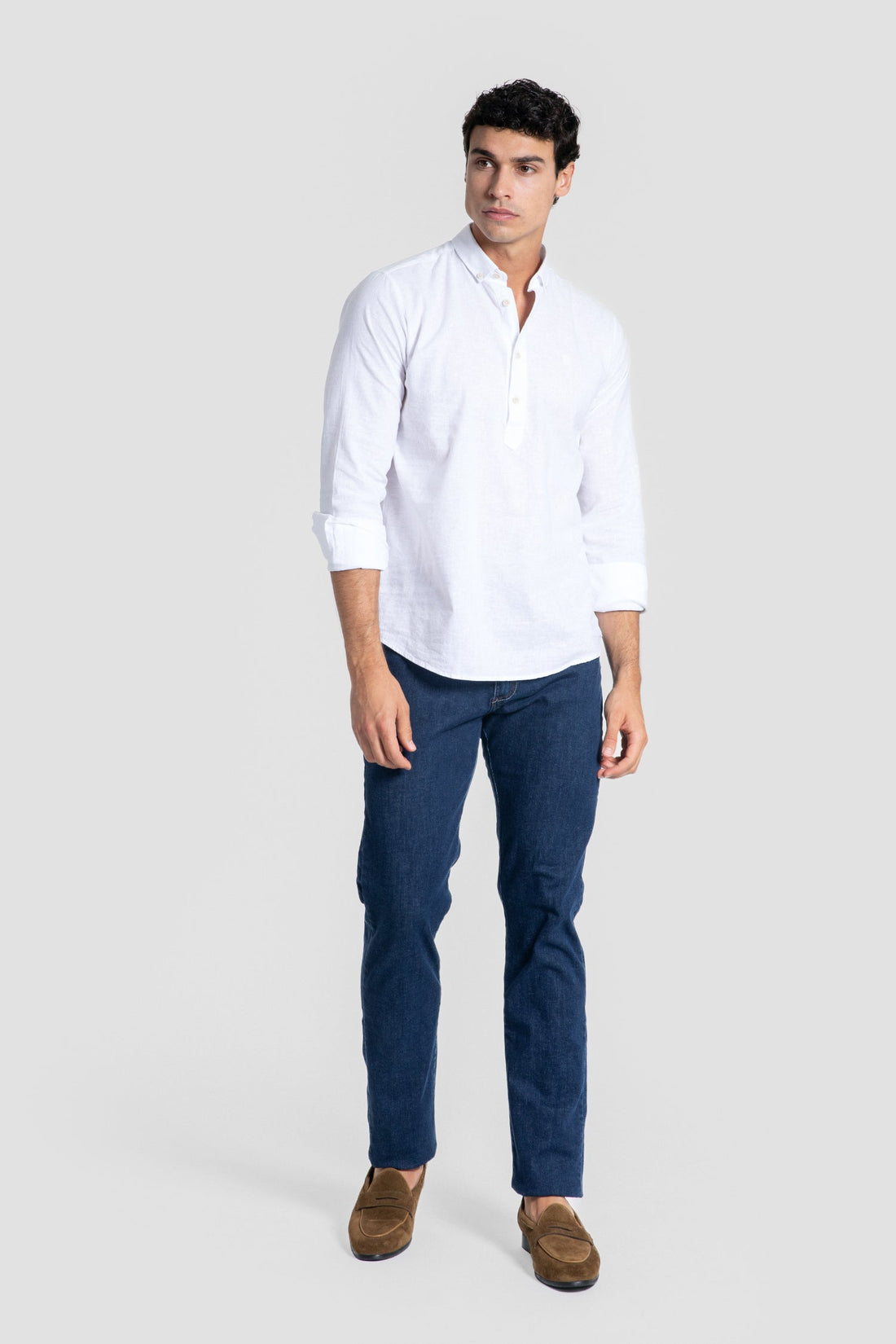 Pantalon Vaquero Skinny Azul Oscuro