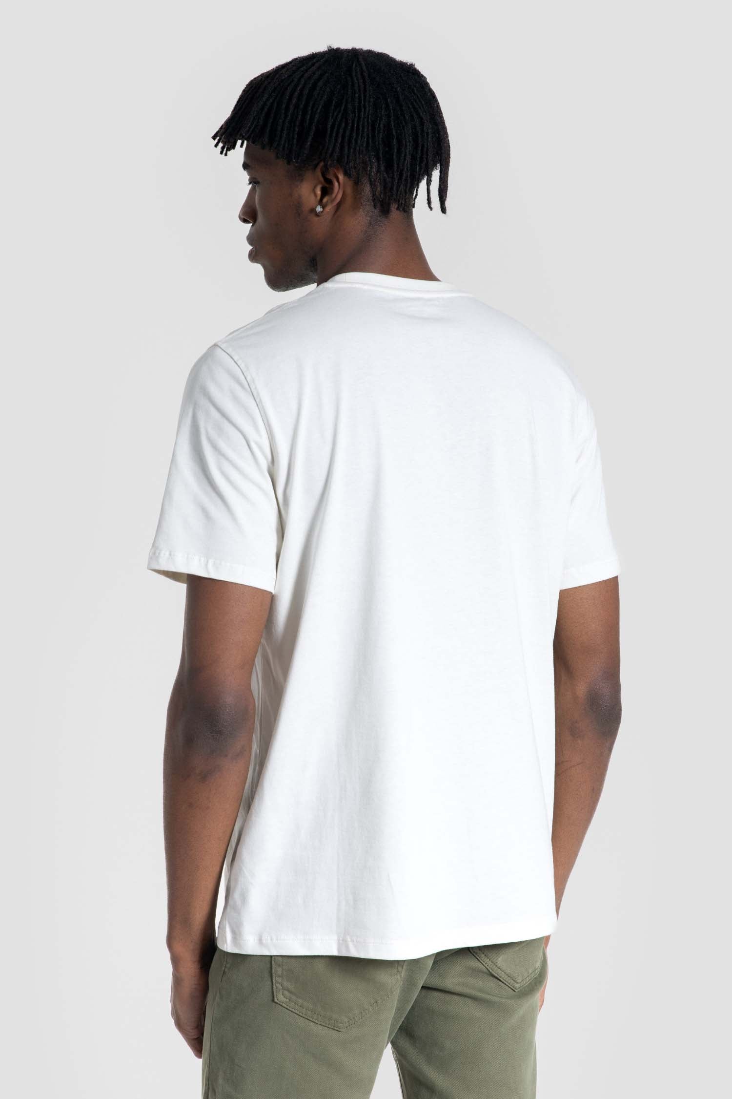 Camiseta Básica Escudo Hueso