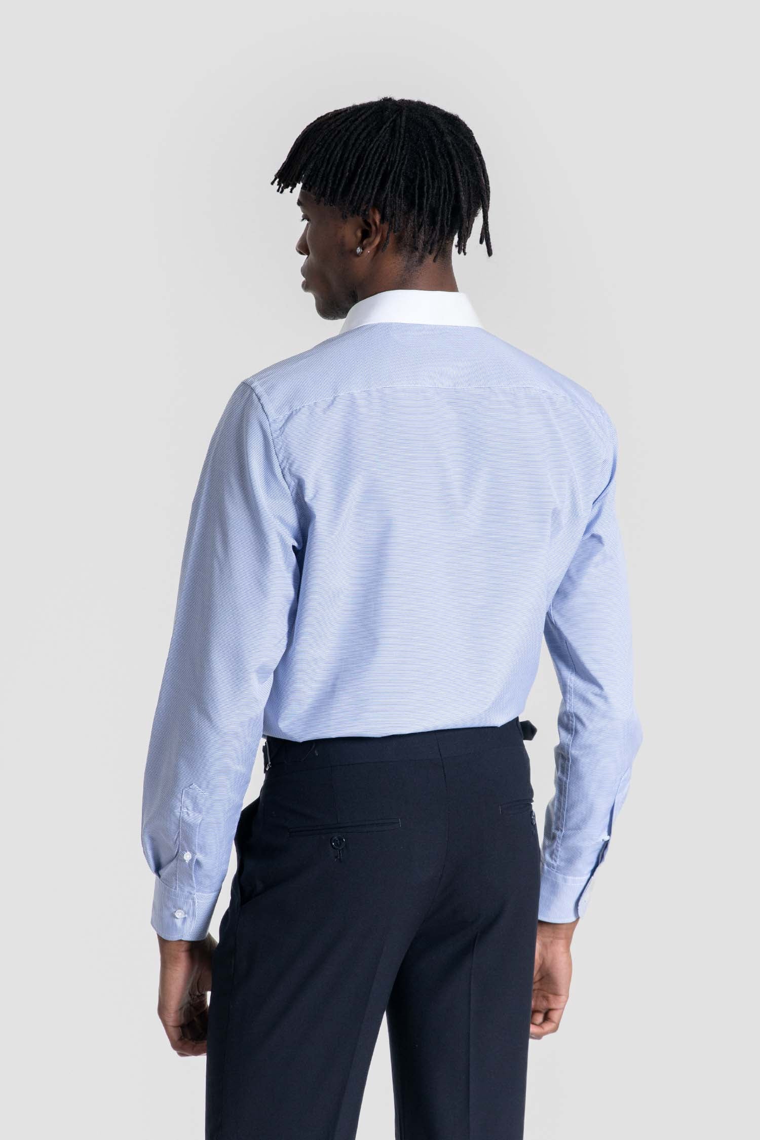 Camisa Vestir Cuello Blanco