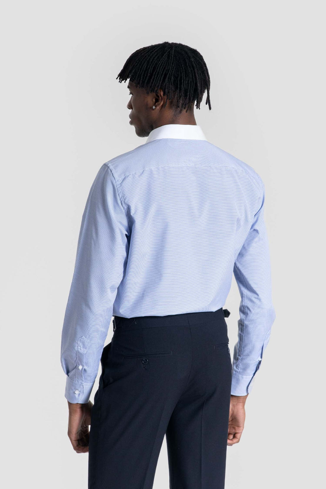 Camisa Vestir Cuello Blanco
