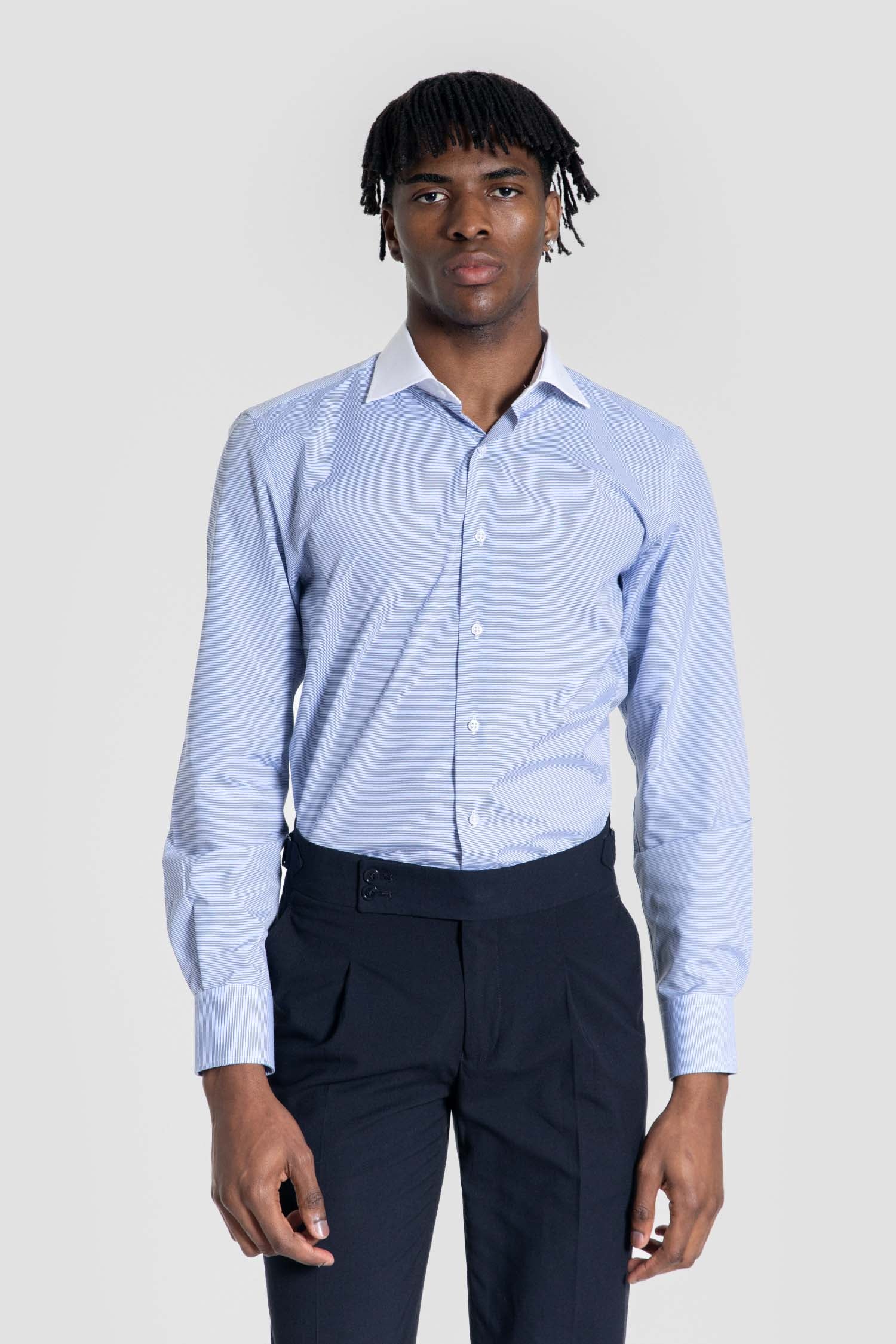 Camisa Vestir Cuello Blanco
