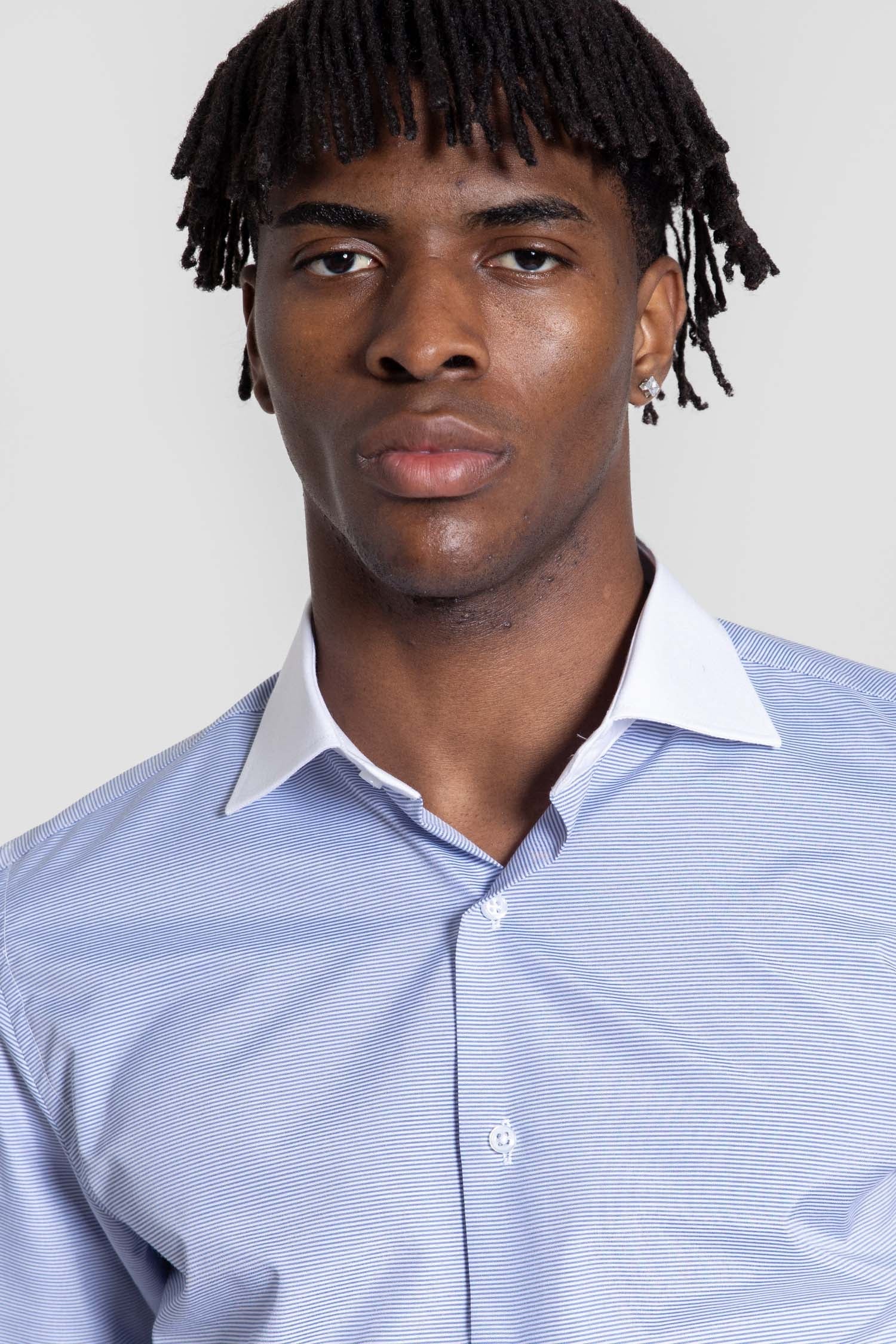 Camisa Vestir Cuello Blanco