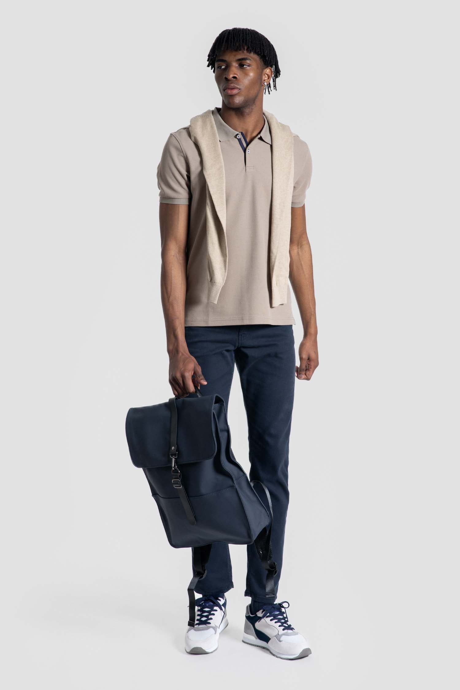 Polo Escudo Taupe