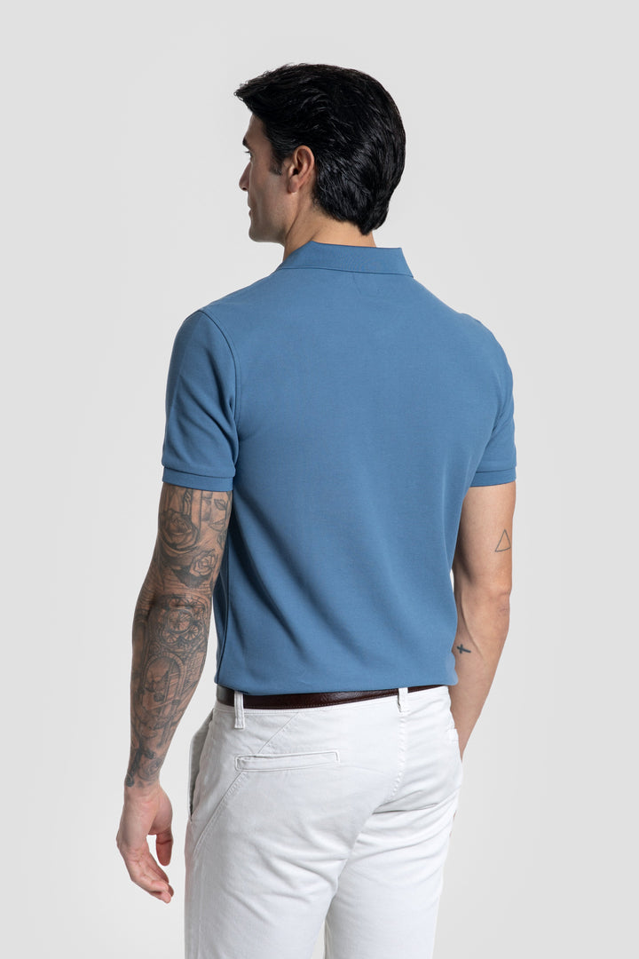Polo Escudo Azul