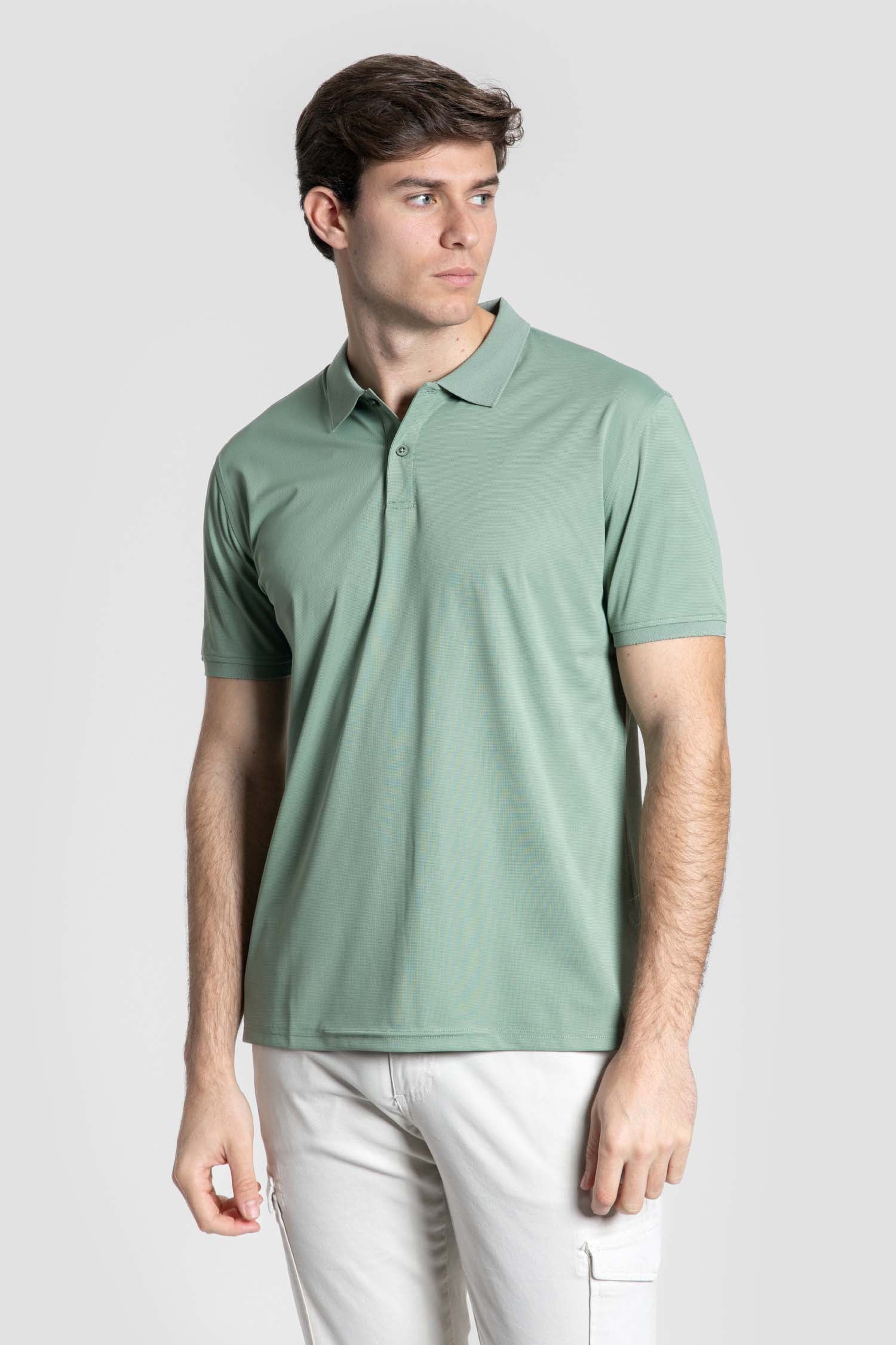 Polo Básico Verde Hoja