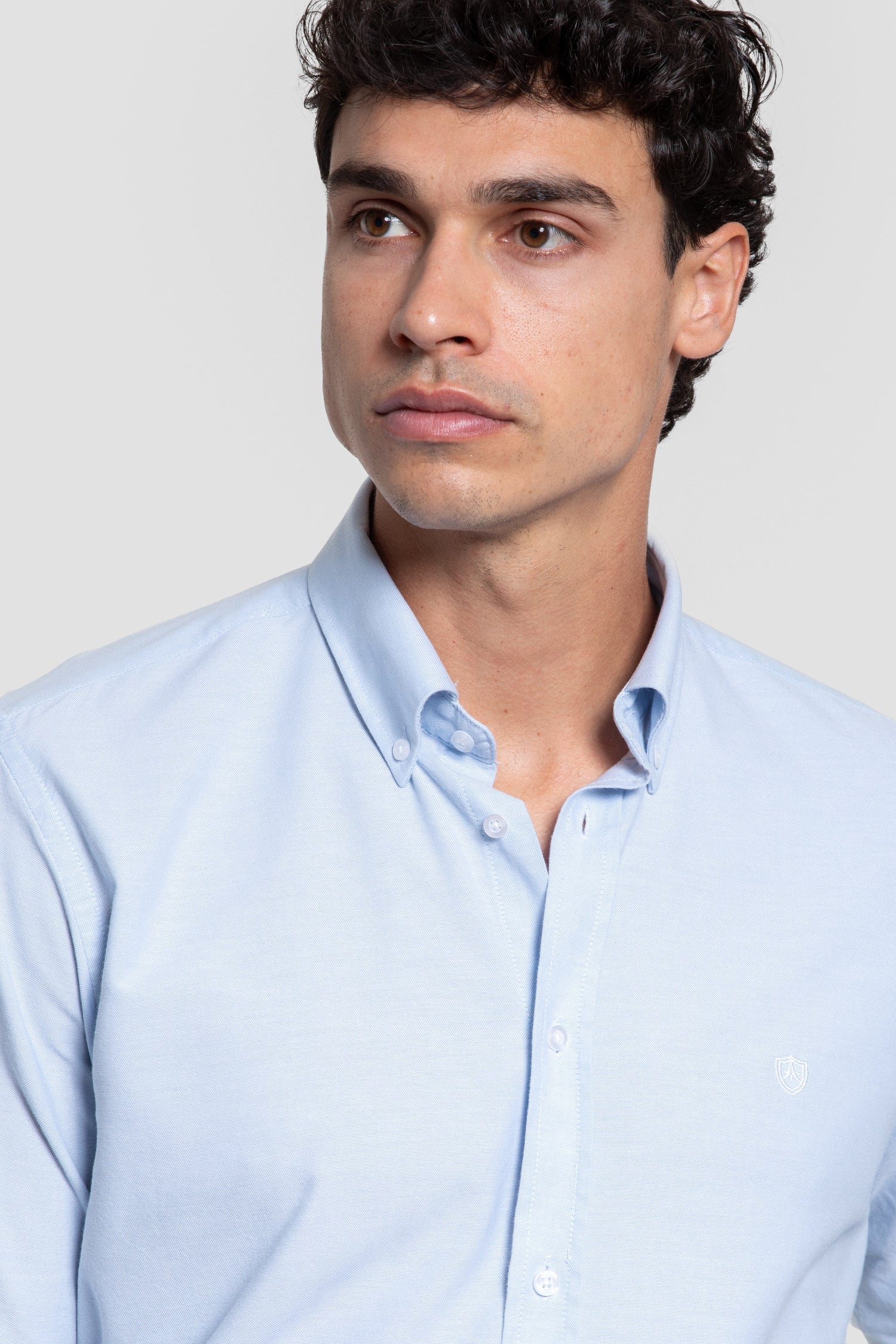 Camisa Celeste de Vestir