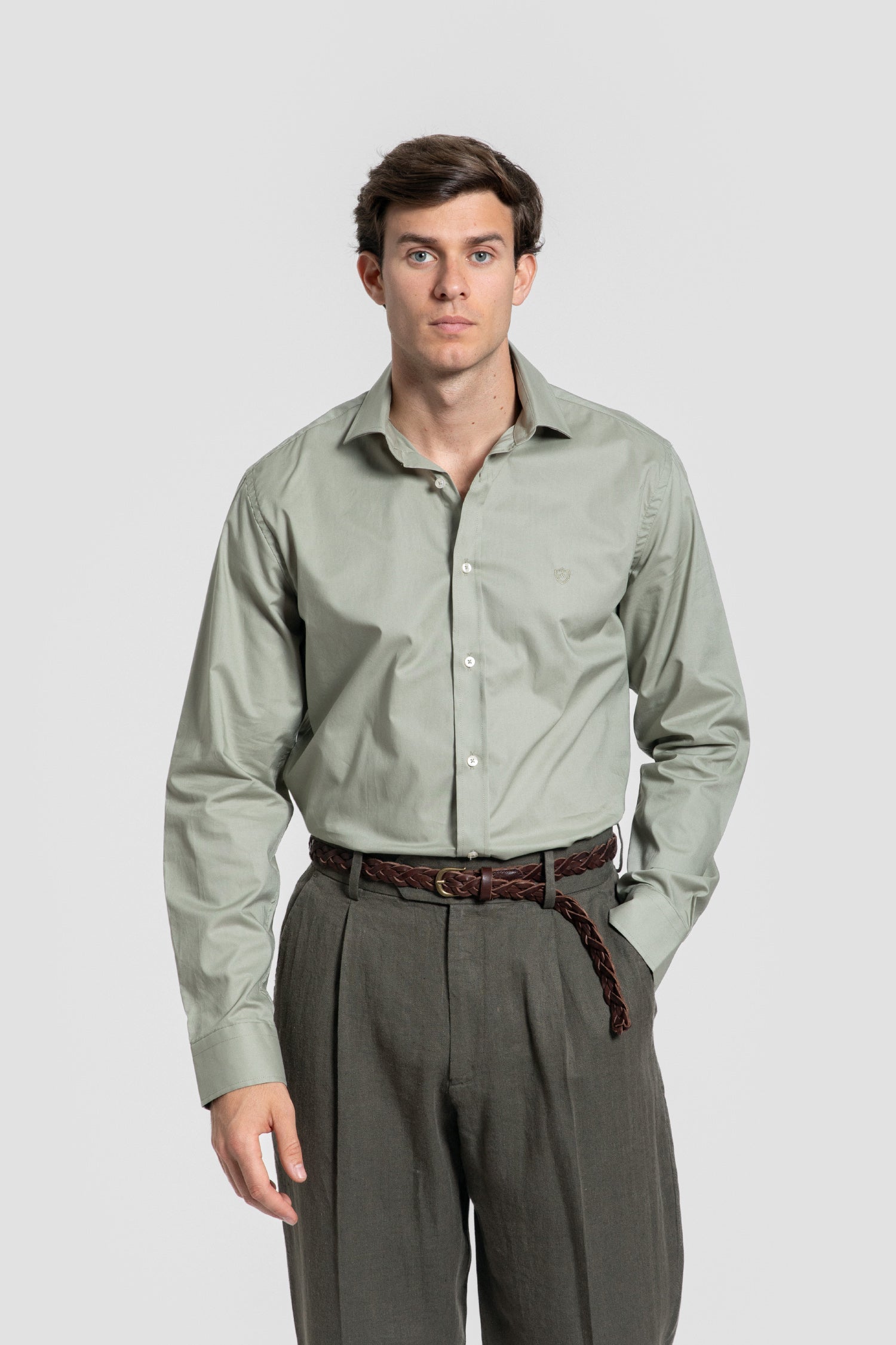 Camisa Lisa Kaki