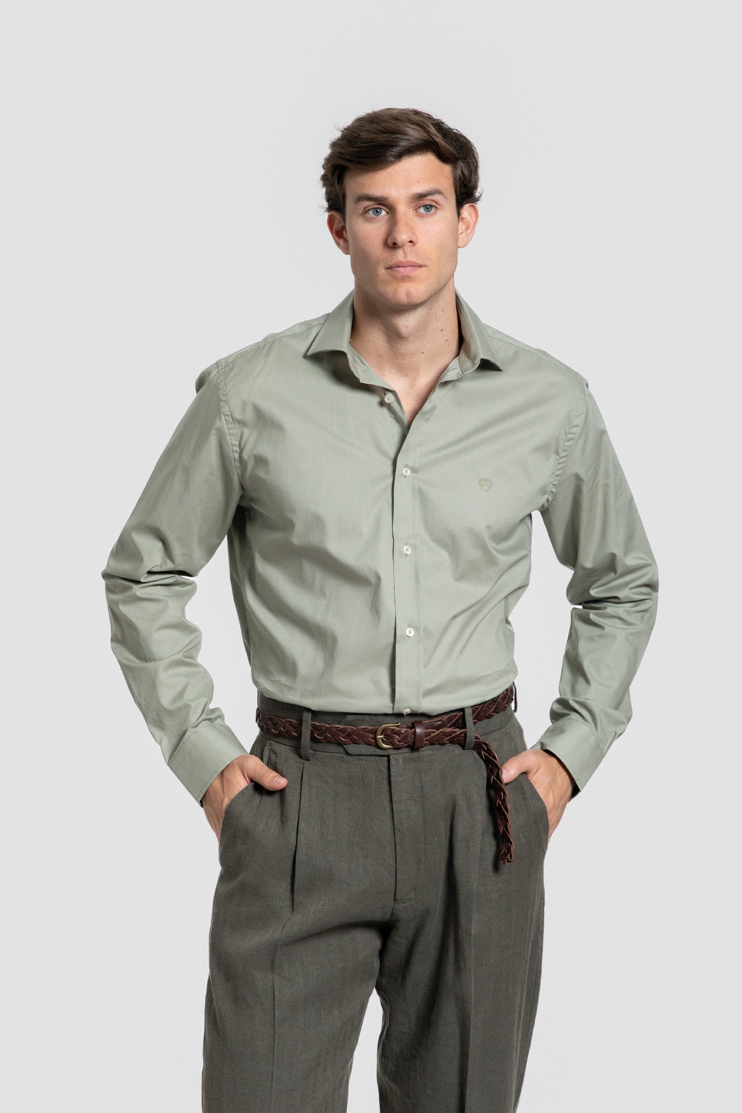 Camisa Lisa Kaki