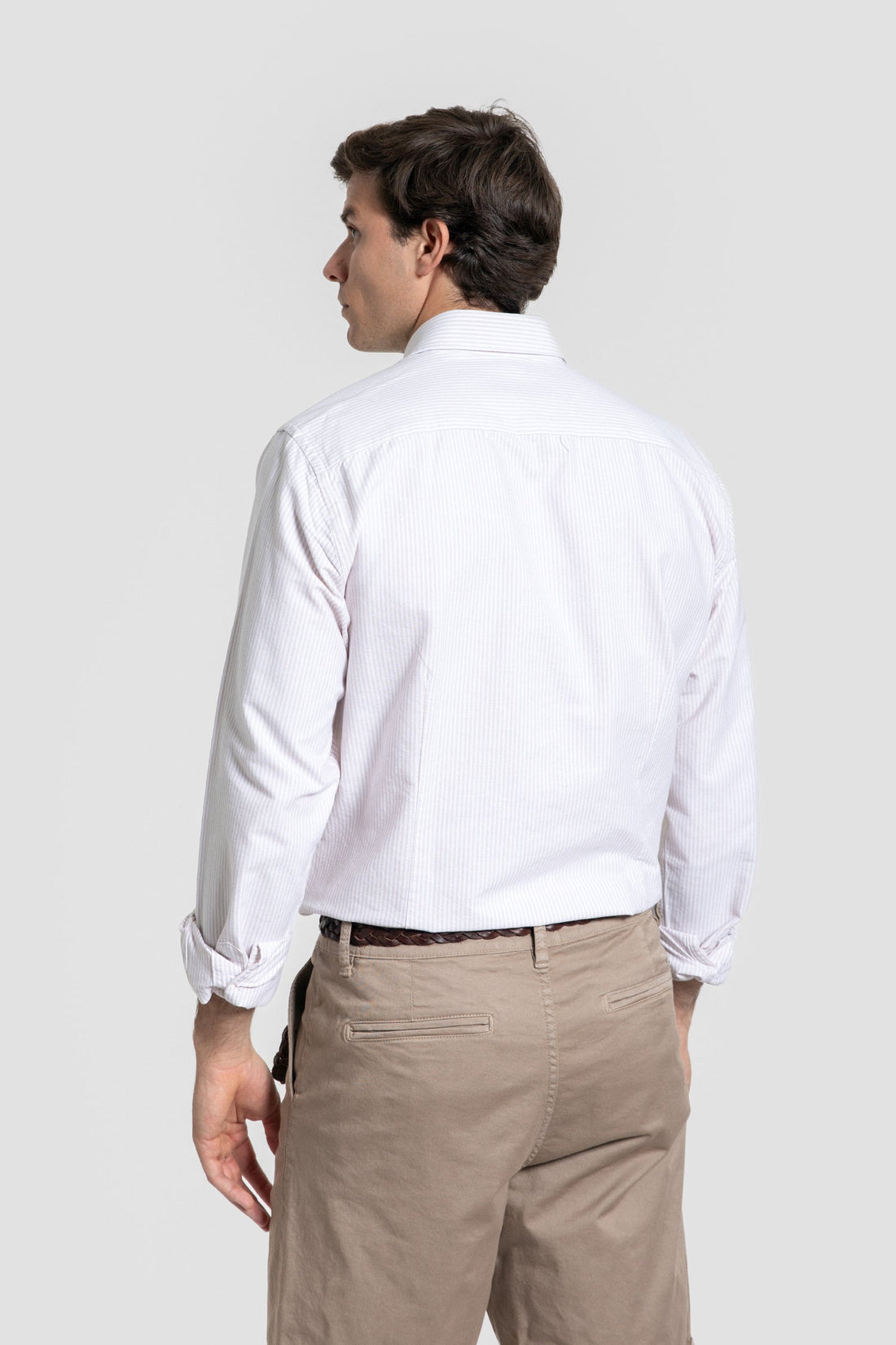 Camisa Rayas Camel