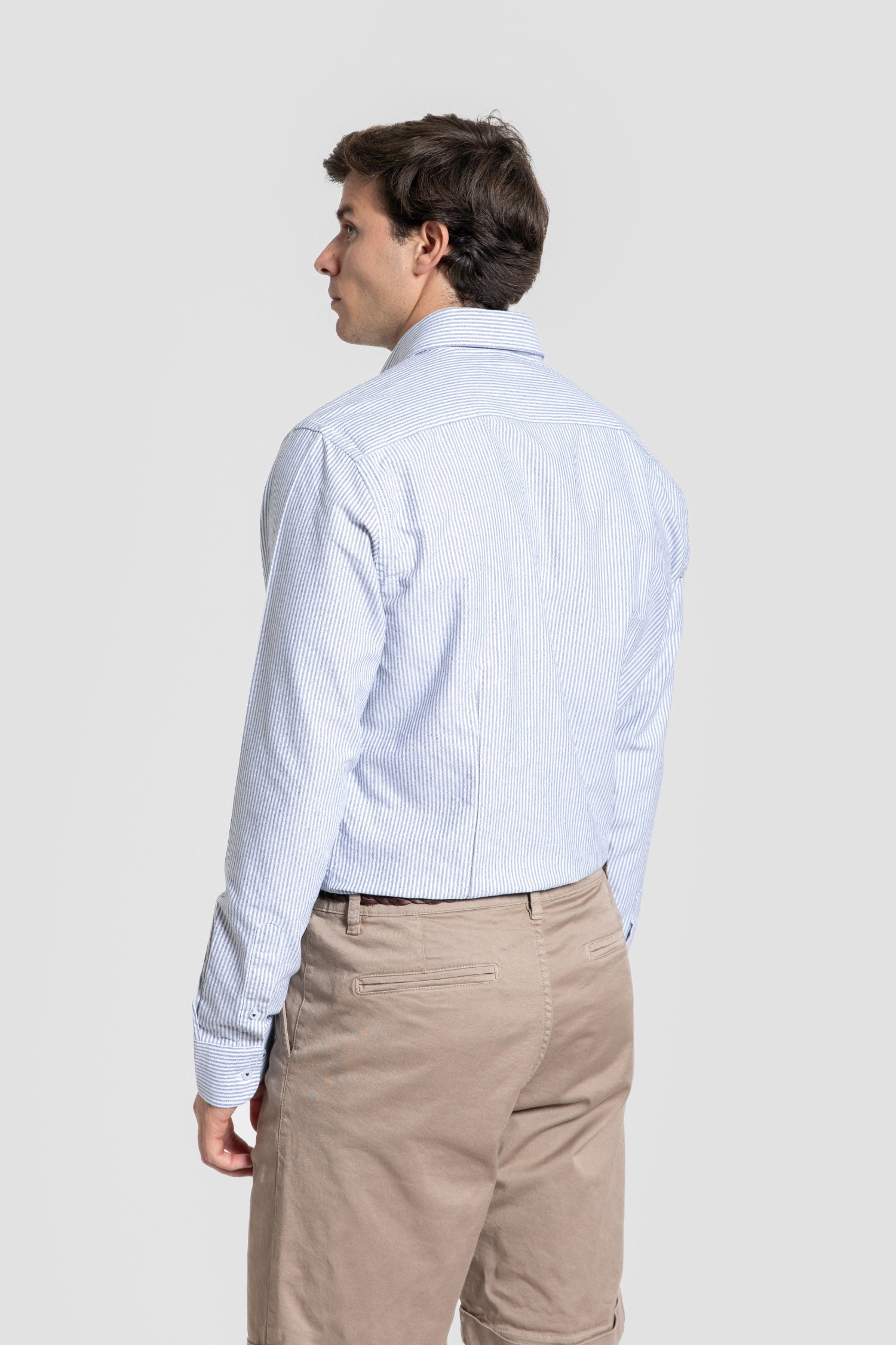 Camisa Rayas Gris