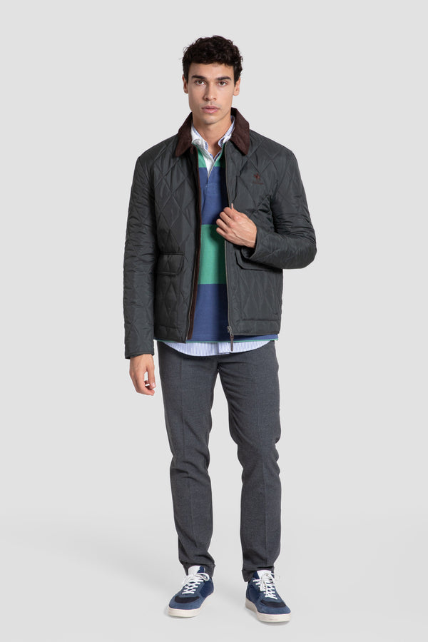 PARKA ACOLCHADA CUELLO PANA