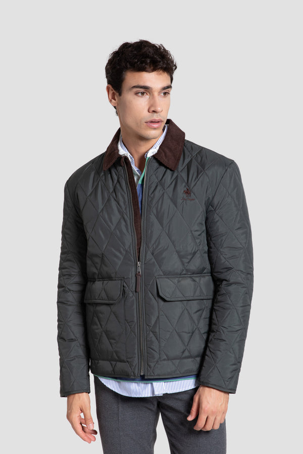 PARKA ACOLCHADA CUELLO PANA