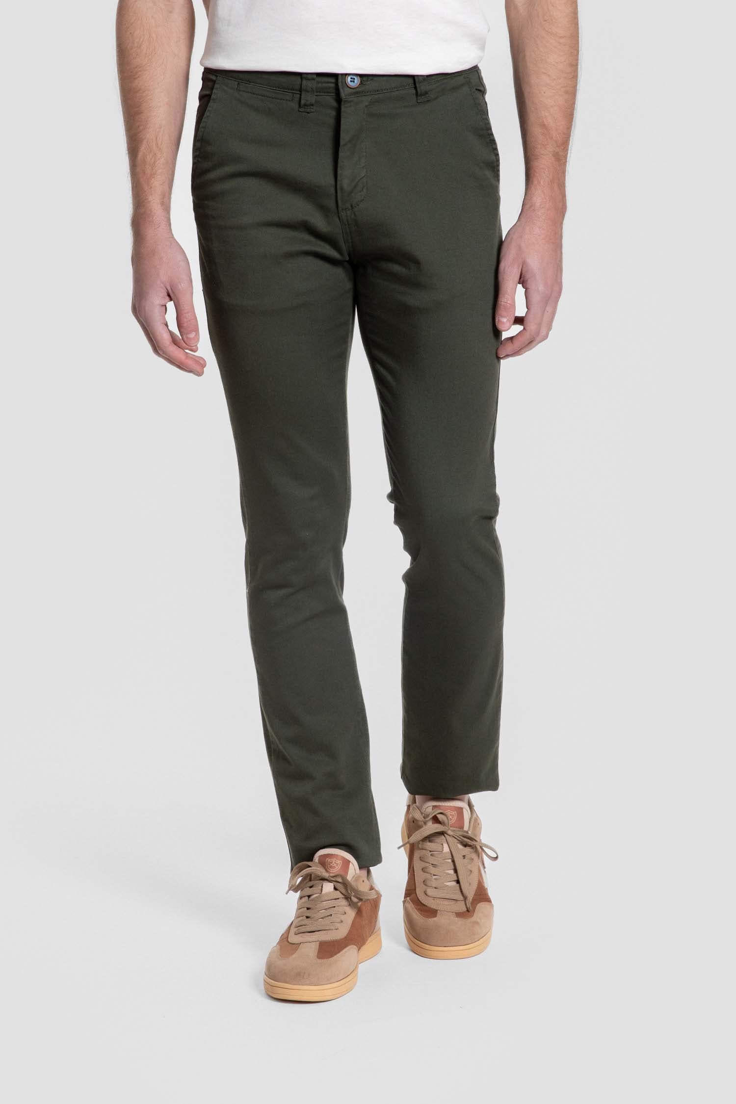 Pantalón Chino Clásico Kaki