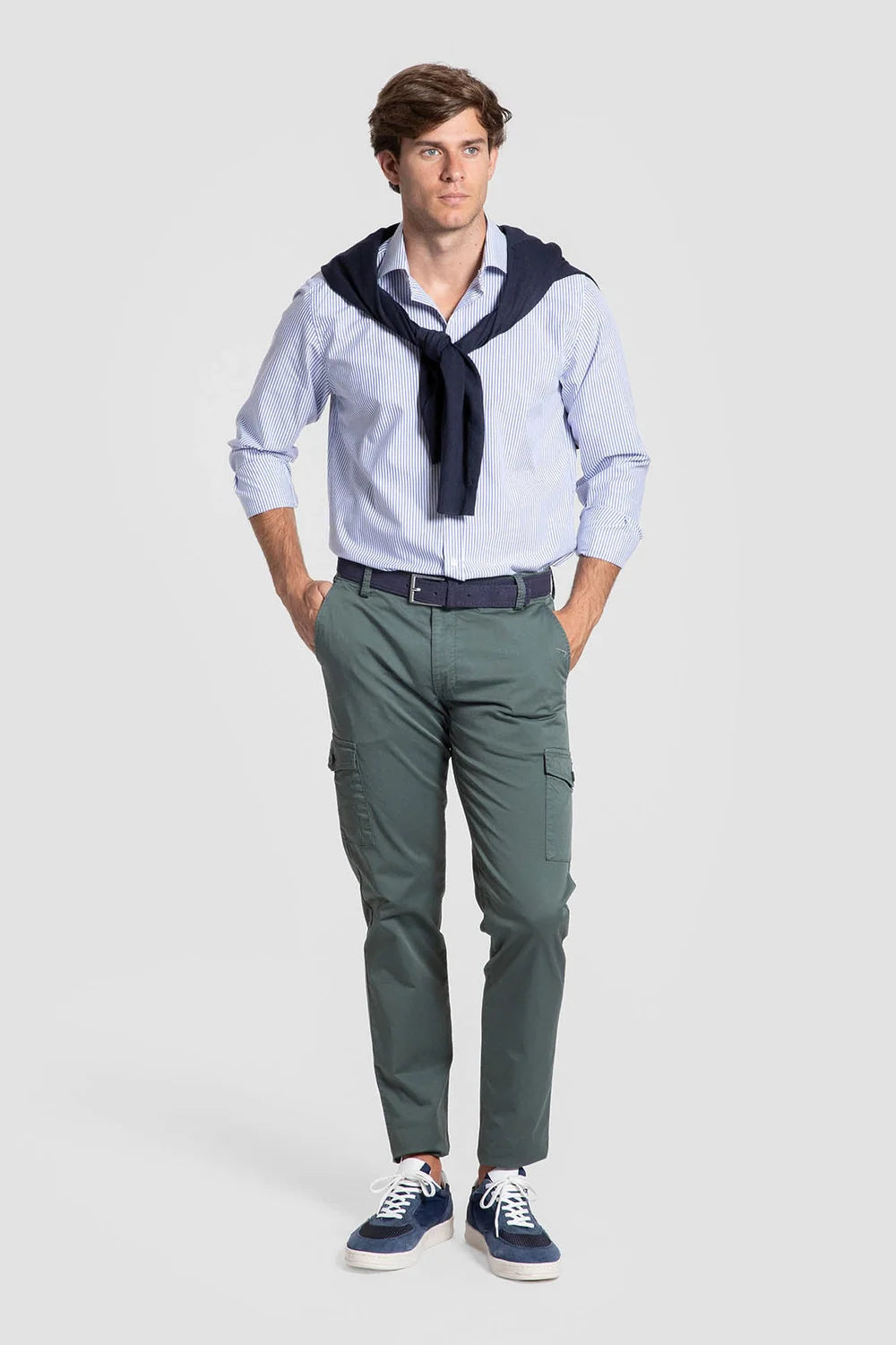 PANTALON CARGO 3892 - VERDE HOJA