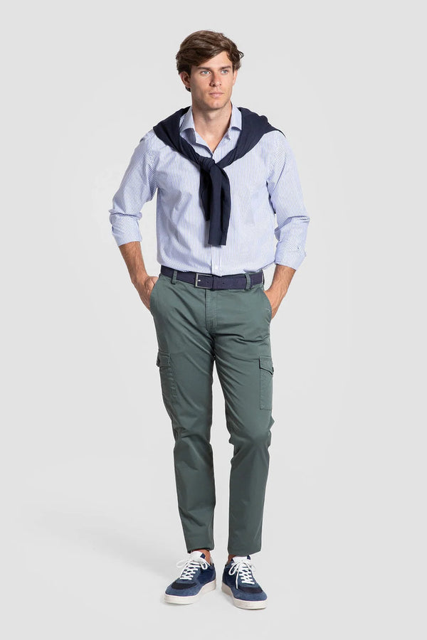 PANTALON CARGO 3892 - VERDE HOJA
