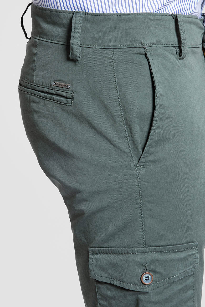 PANTALON CARGO 3892 - VERDE HOJA