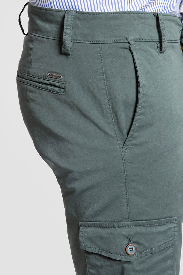 PANTALON CARGO 3892 - VERDE HOJA