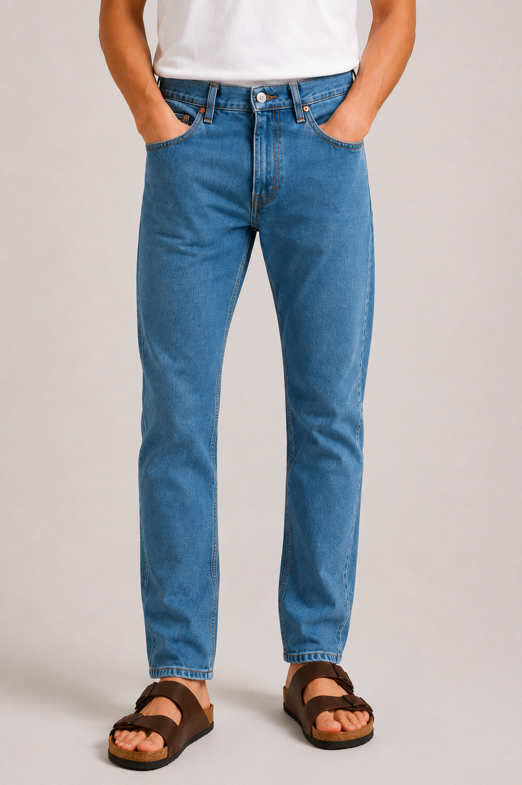 Vaquero Slim Fit Azul Claro