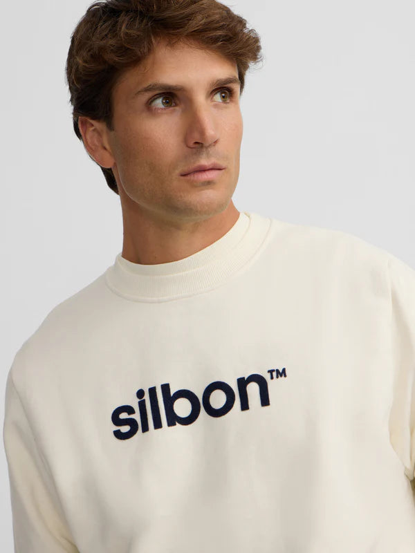 SUDADERA SILBON FLOCK - BEIGE