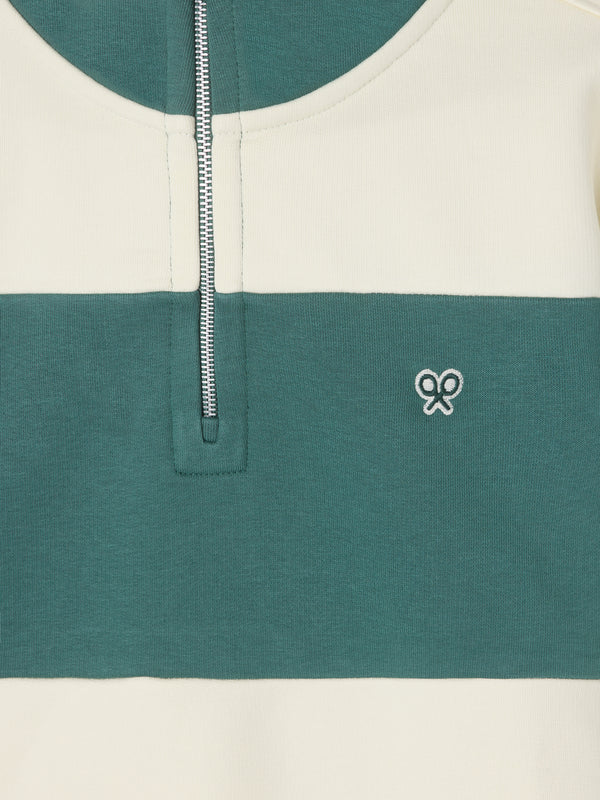 SUDADERA SILBON MEDIA CREMALLERA - VERDE