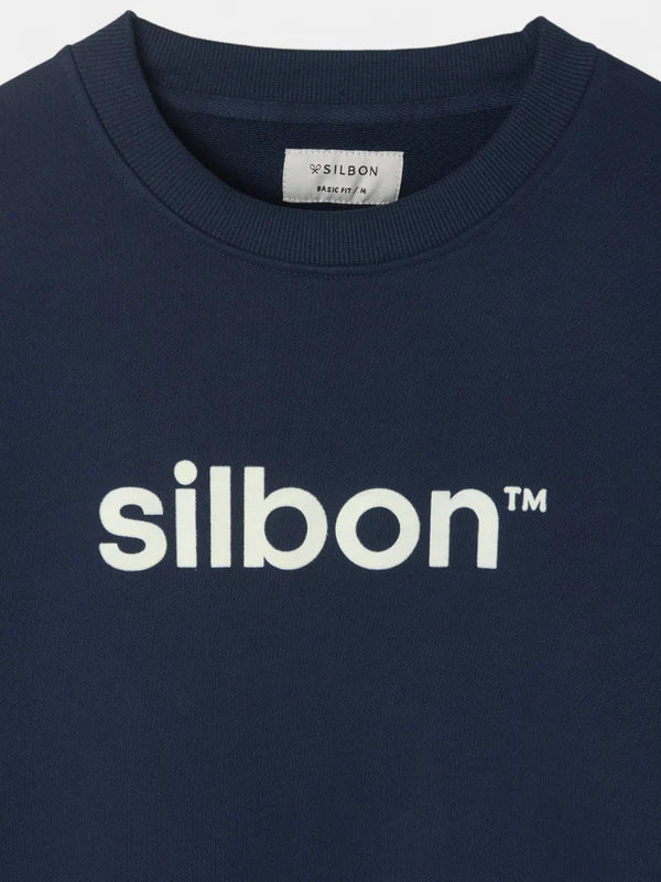 SUDADERA SILBON FLOCK - MARINO