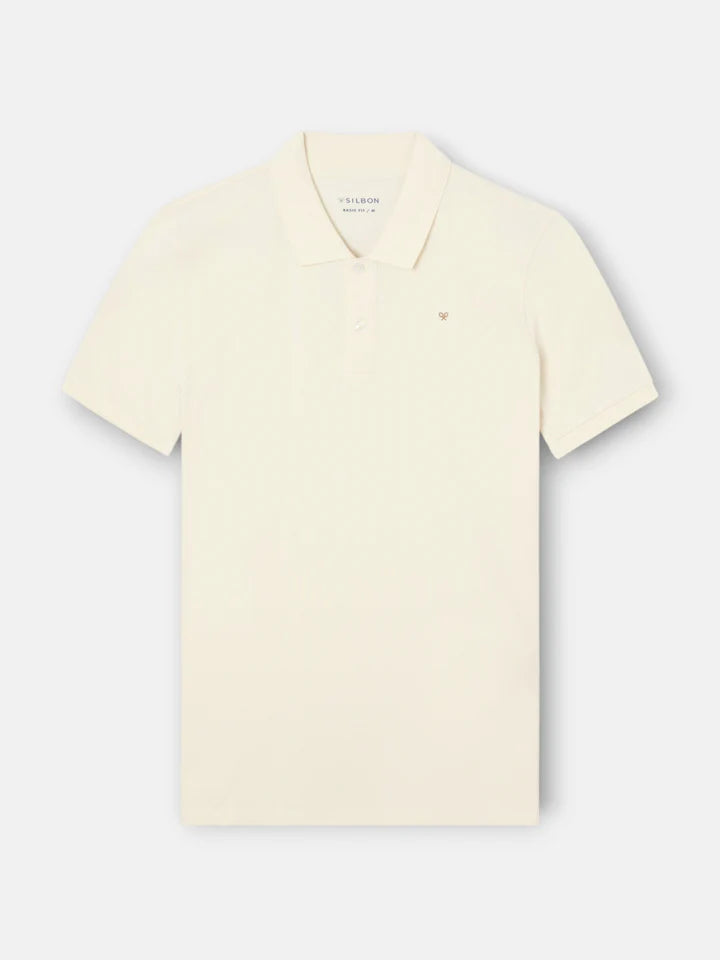 POLO CLASICO SILBON - CREMA