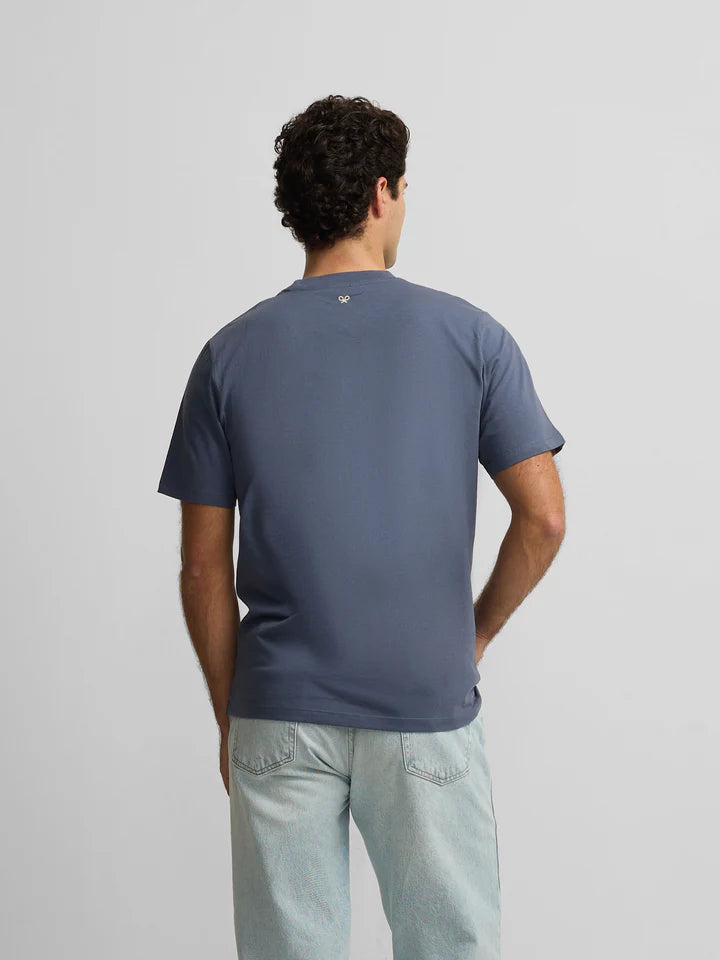 CAMISETA SILBON VINTAGE - AZUL INDIGO