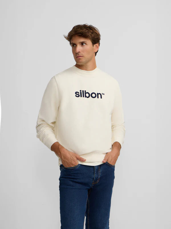 SUDADERA SILBON FLOCK - BEIGE