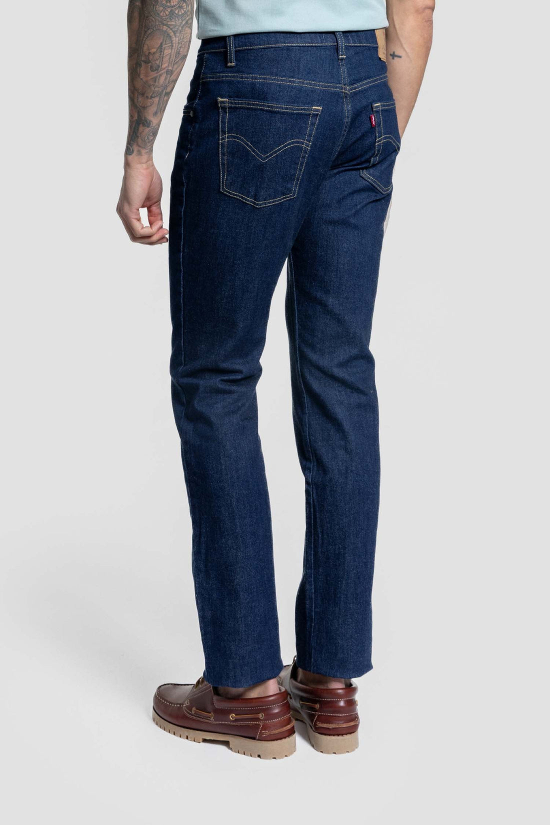 Vaquero Regular Azul Oscuro