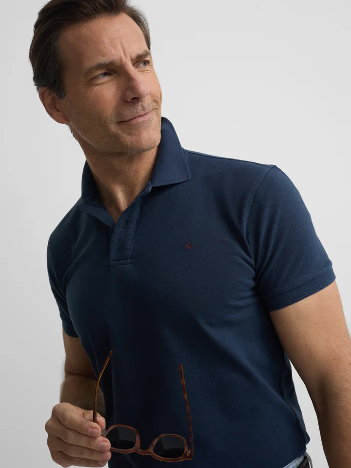 POLO CLASICO SILBON - MARINO