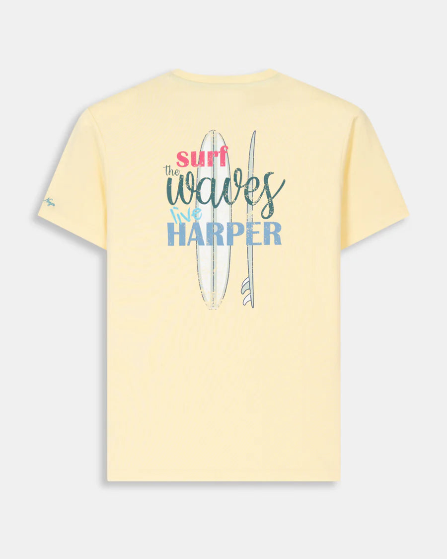 CAMISETA HARPER LIVE - AMARILLO