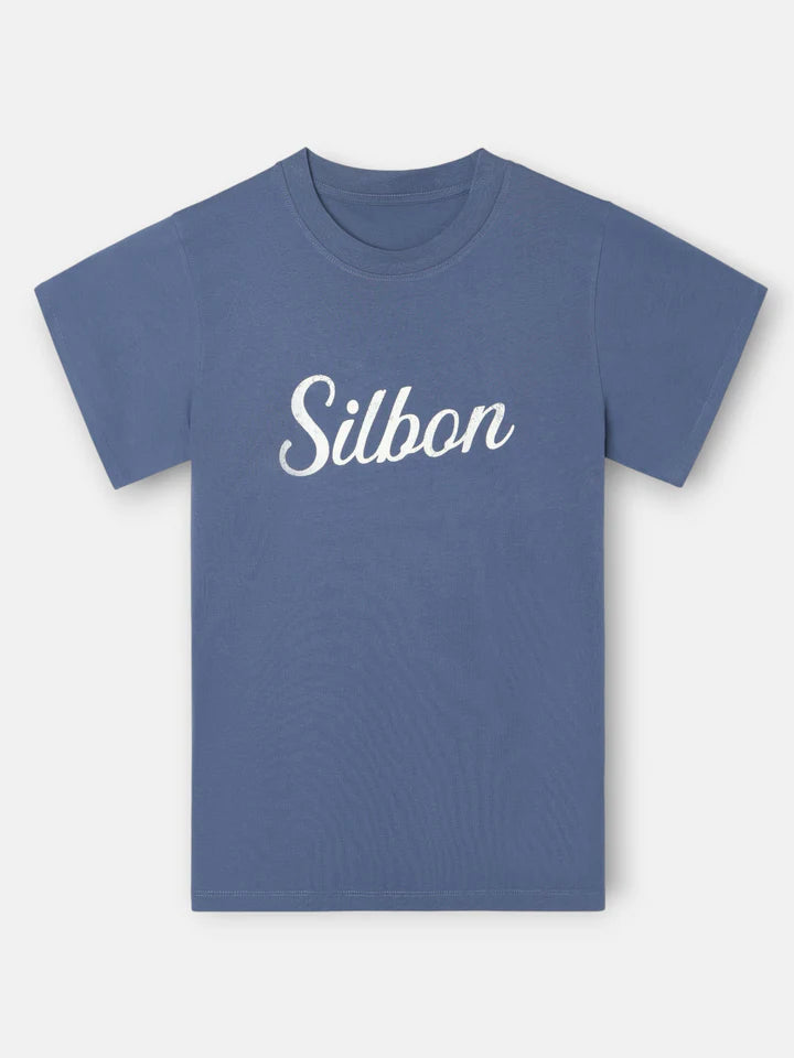 CAMISETA SILBON VINTAGE - AZUL INDIGO