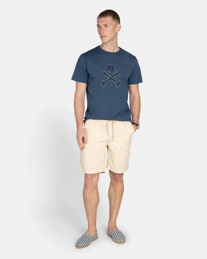 CAMISETA HARPER STITCHING - AZUL