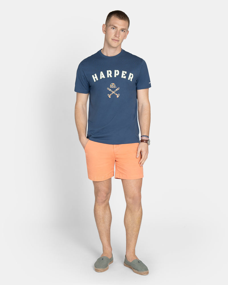 CAMISETA HARPER RETRO - AZUL