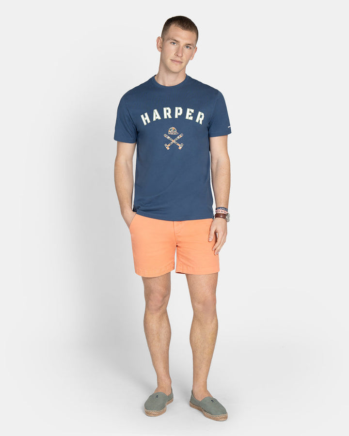 CAMISETA HARPER RETRO - AZUL