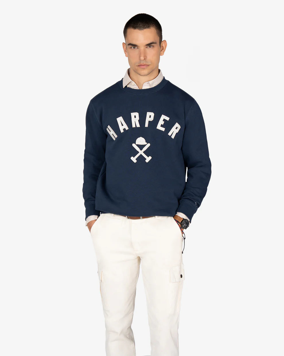 SUDADERA NEW ENGLAND - AZUL
