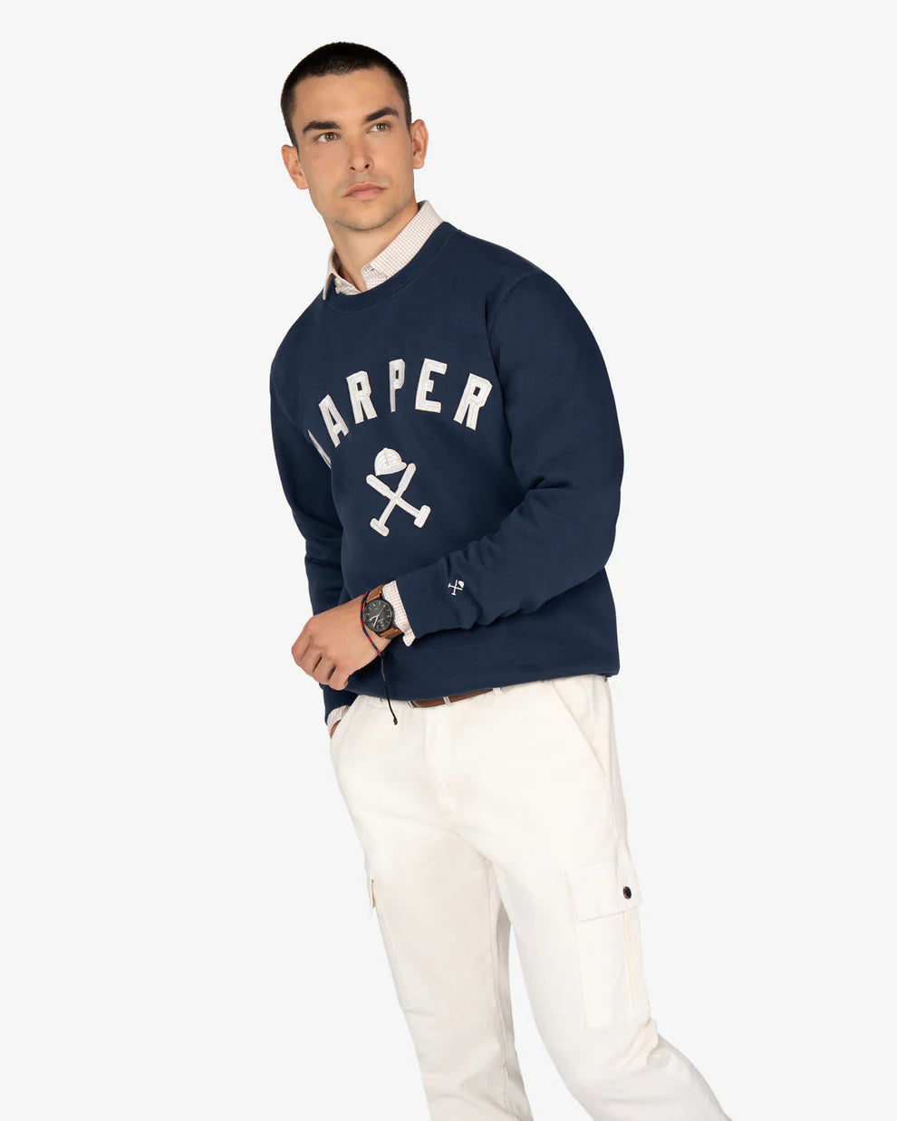 SUDADERA NEW ENGLAND - AZUL