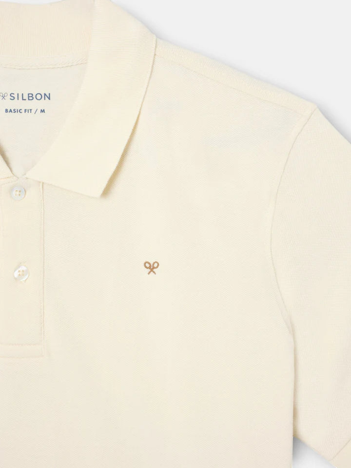 POLO CLASICO SILBON - CREMA