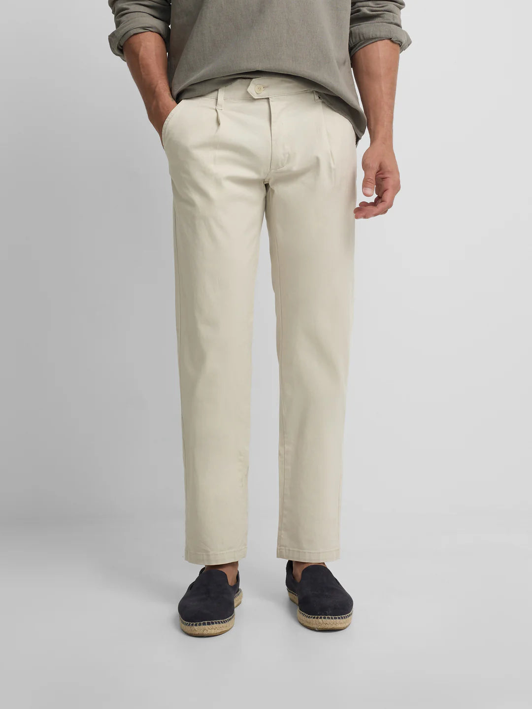 PANTALÓN SPORT CHINO SILBON - PIEDRA