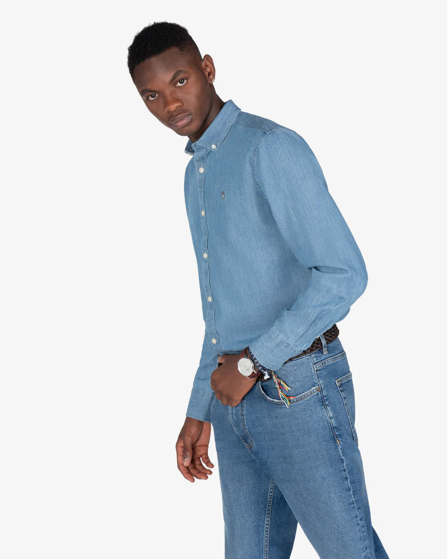 CAMISA HARPER DENIM - AZUL