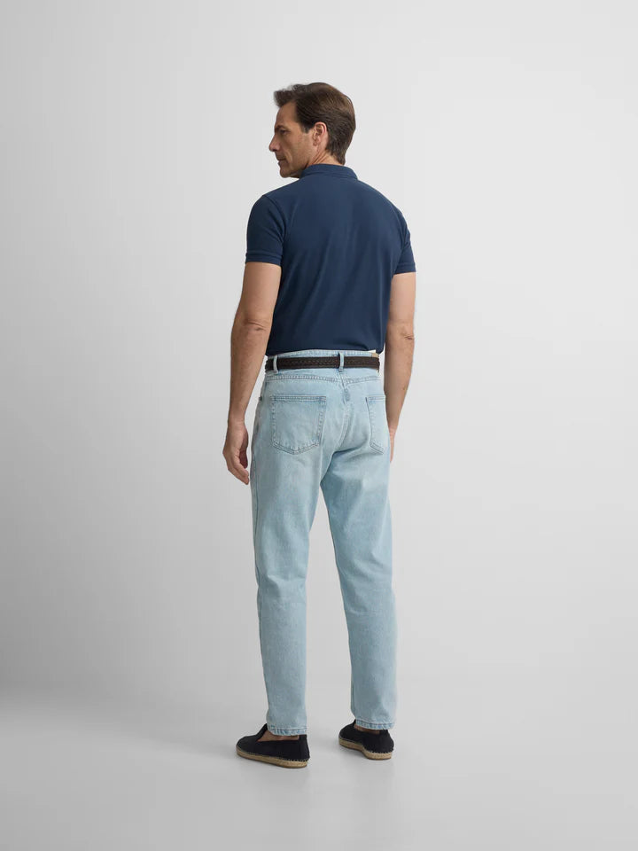 POLO CLASICO SILBON - MARINO