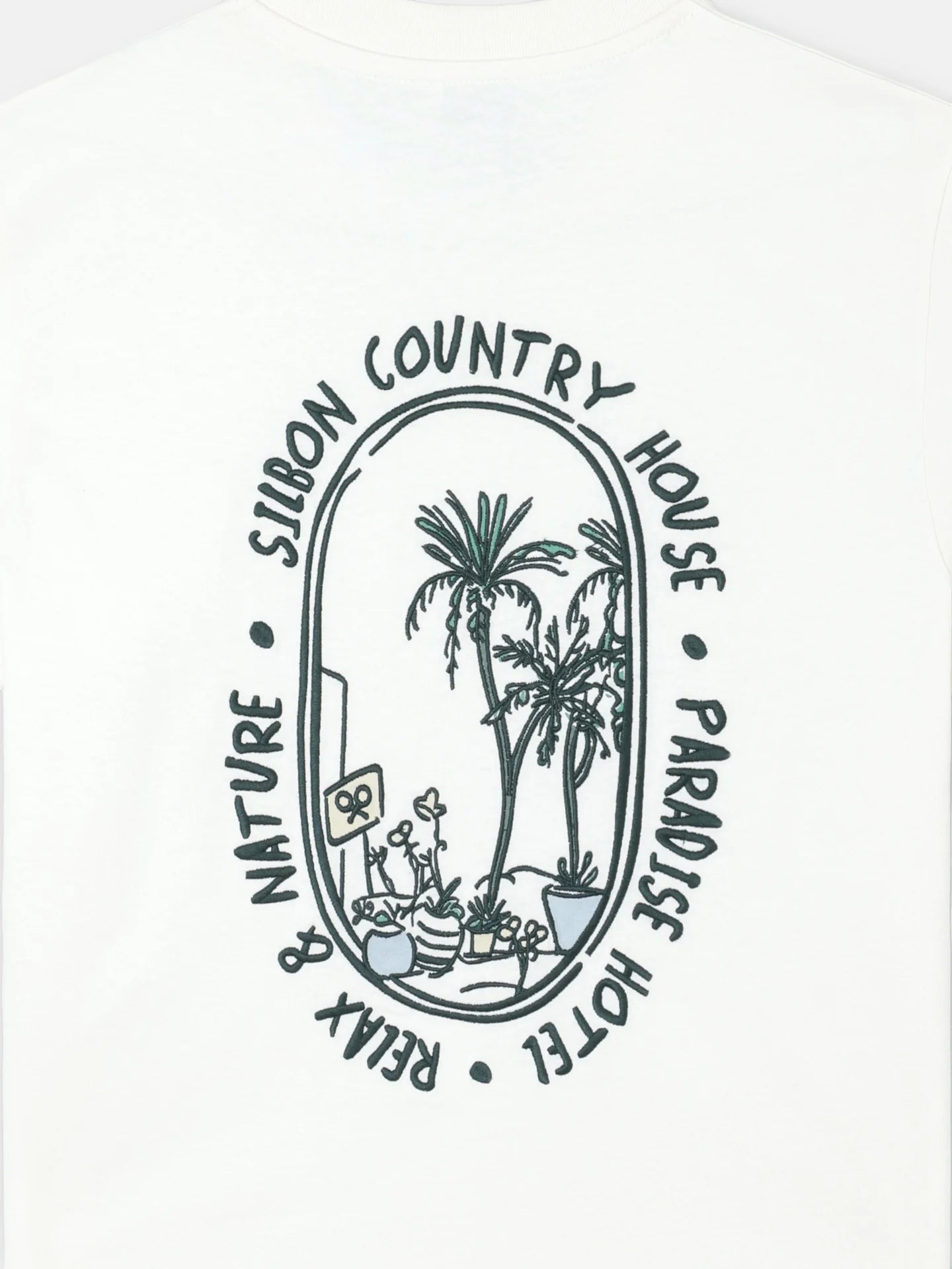 CAMISETA SILBON COUNTRY HOUSE - CREMA