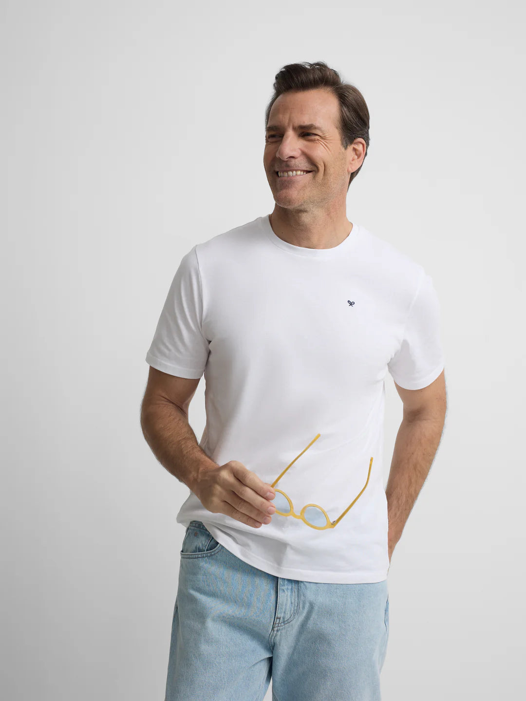 CAMISETA SILBON MINILOGO - BLANCO