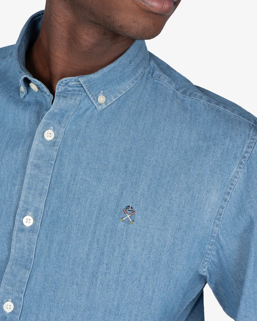 CAMISA HARPER DENIM - AZUL