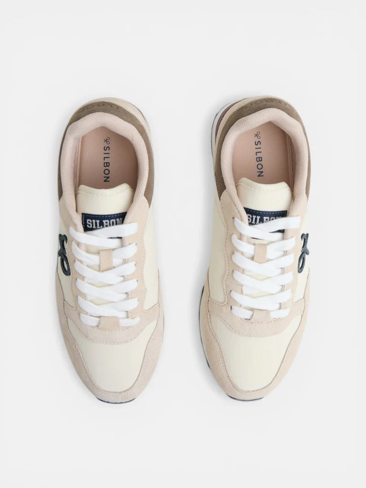 ZAPATILLA RUNNING SILBON - BEIGE