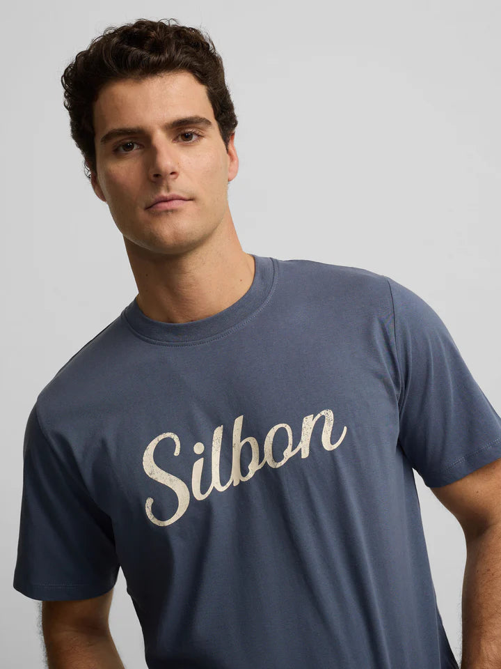CAMISETA SILBON VINTAGE - AZUL INDIGO
