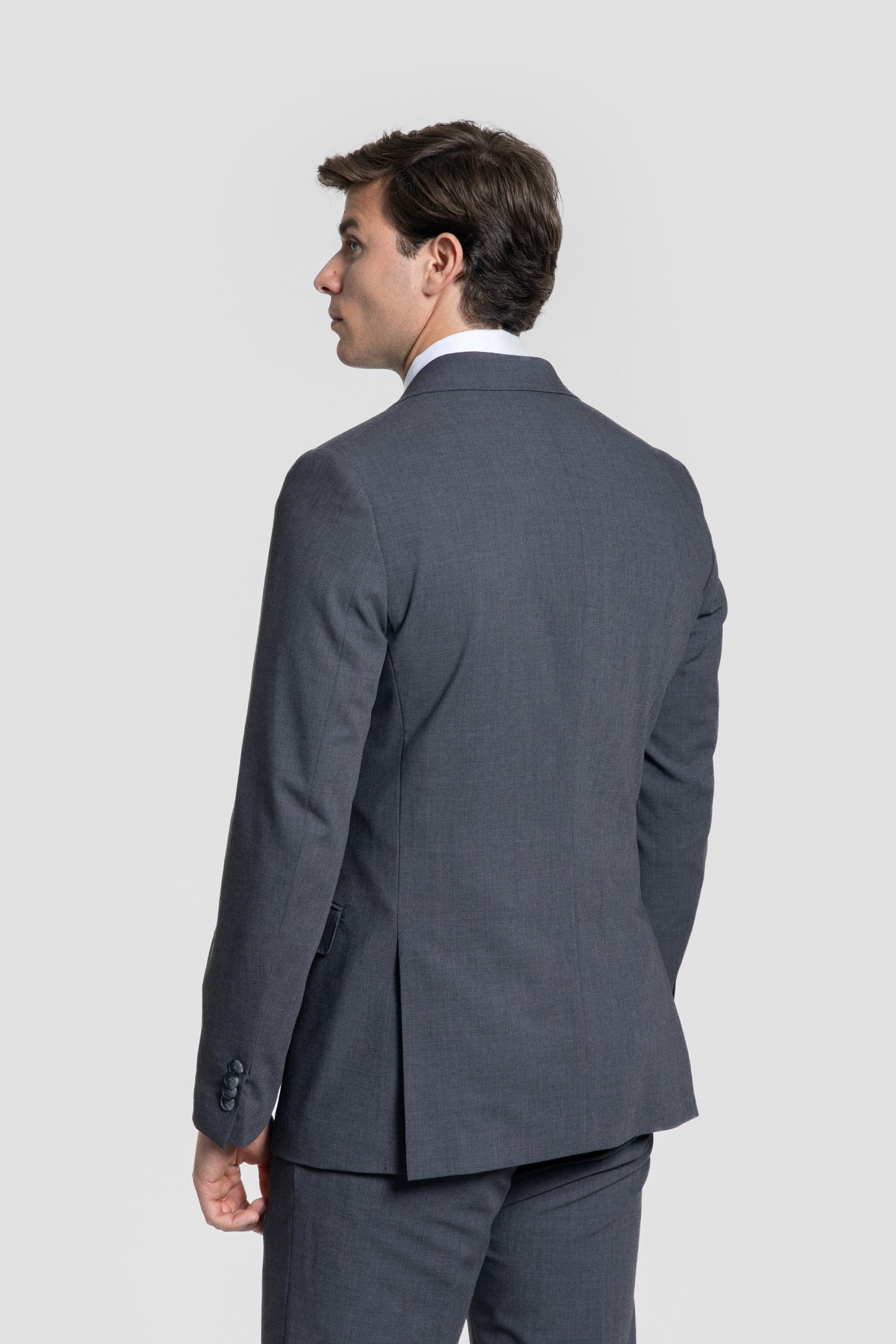 Traje Cruzado Gris