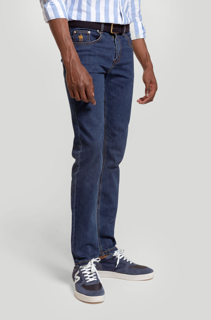 Pantalon Vaquero Regular Fit Piedra
